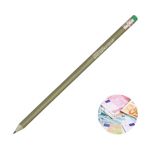 Recycled money pencil | Eco gift